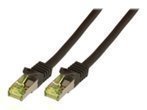 EFB RJ45 Patchkabel S/FTP.Cat6A.LSZH.0.5m.schwarz