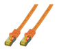 EFB RJ45 Patchkabel S/FTP.Cat6A.LSZH.Cat7 Rohkabel.0.5m.orange