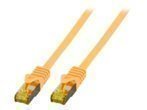 EFB RJ45 Patchkabel S/FTP.Cat6A.LSZH.Cat7 Rohkabel.0.5m.gelb