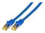 EFB RJ45 Patchkabel Super Shielded Twisted Pair Kategorie 6A LSZH zertifiziert Cat7 Rohkabel Länge: 20m Farbe: Blau.