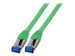 EFB RJ45 Patchkabel S/FTP.Cat6A.Cat7 TPE superflex.0.15m.grün