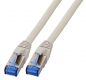 EFB RJ45 Patchkabel S/FTP.Cat6A.Cat7 TPE superflex.15m.grau