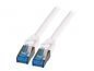 EFB RJ45 Patchkabel S/FTP.Cat6A.Cat7 TPE superflex.1 m.weiß