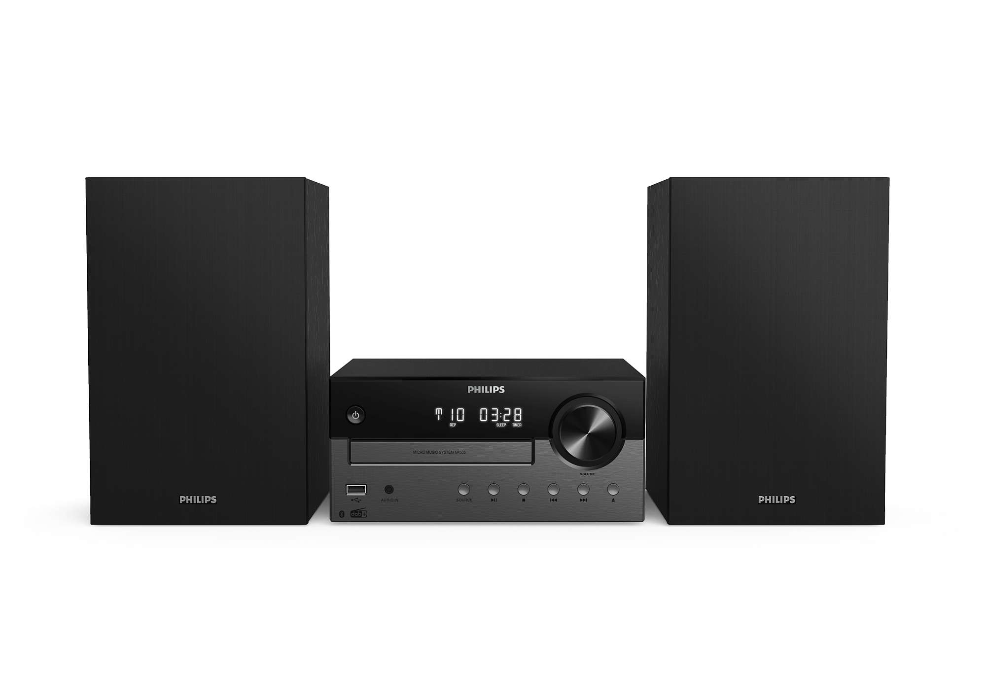 Philips Mini-Stereo-Anlage mit DAB+, CD, USB und Bluetooth