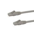 STARTECH.COM 1m Cat6 Gigabit UTP Patchkabel Snagless - Cat6 RJ45 Netzwerkkabel mit Schutzmanschette - Grau - St/St