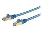 CAT6A Ethernet-Kabel in Blau mit 7 Meter