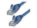 STARTECH.COM 0.5m Netzwerkkabel CAT6 - LSZH - 10GbE 650MHz 100W PoE RJ45 UTP Lan Kabel - Blau CAT 6 ETL 24AWG