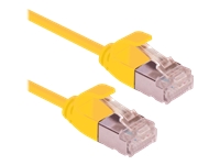 ROLINE U/FTP DataCenter Patchkabel Kat.6A (Class EA) LSOH slim gelb 1.5 m