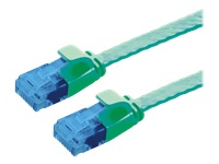 VALUE Patchkabel Kat.6A (Class EA) UTP extra-flach grün 1 m