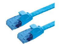 VALUE Patchkabel Kat.6A (Class EA) UTP extra-flach blau 3 m