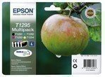 EPSON T1295 Tinte schwarz und dreifarbig hohe Kapazität 11.2ml and 3 x 7ml 4-pack blister ohne Alarm